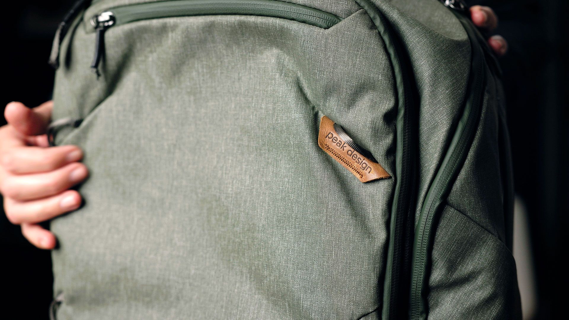 Nylon material in the 45L Travel Backpack