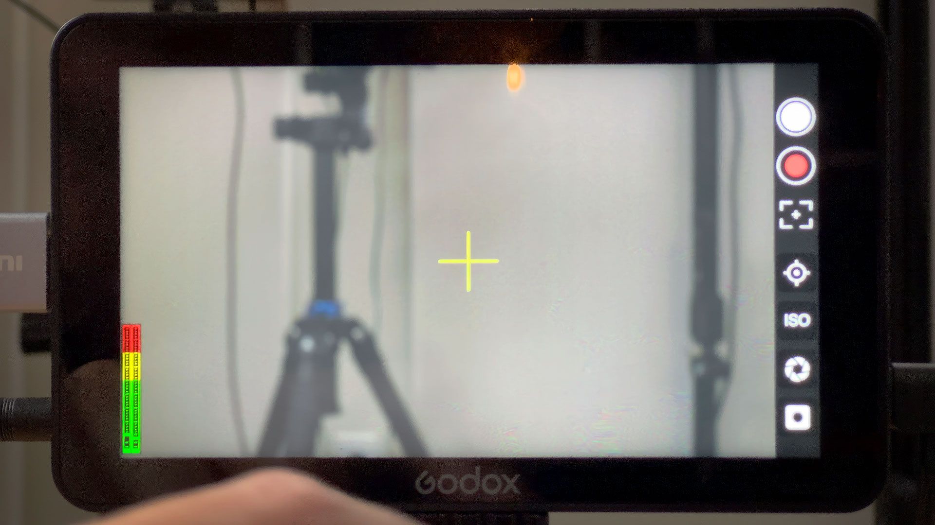 Camera controls on the Godox GM6S monitor