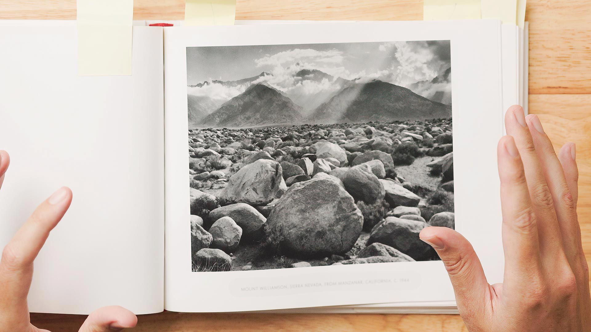 Ansel Adams Mt Williamson in the book 400 Photographs