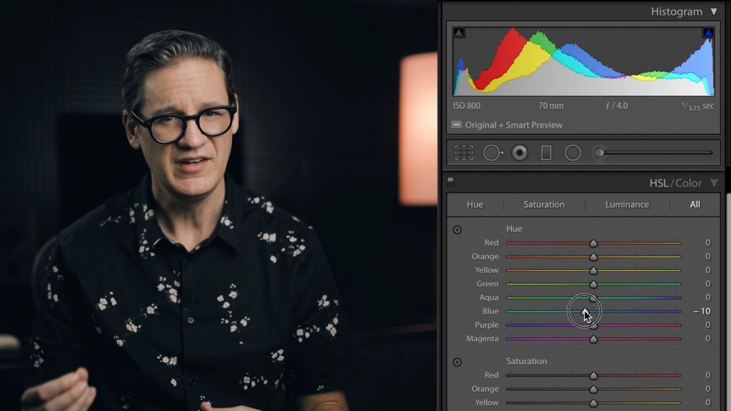 Editing colors with the HSL Panel in Adobe Lightroom